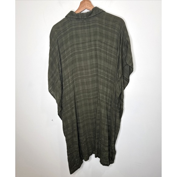 NEW Beyond Control Bathing Suit Swimsuit Coverup Tunic Poncho Dress XL Green - Picture 4 of 9
